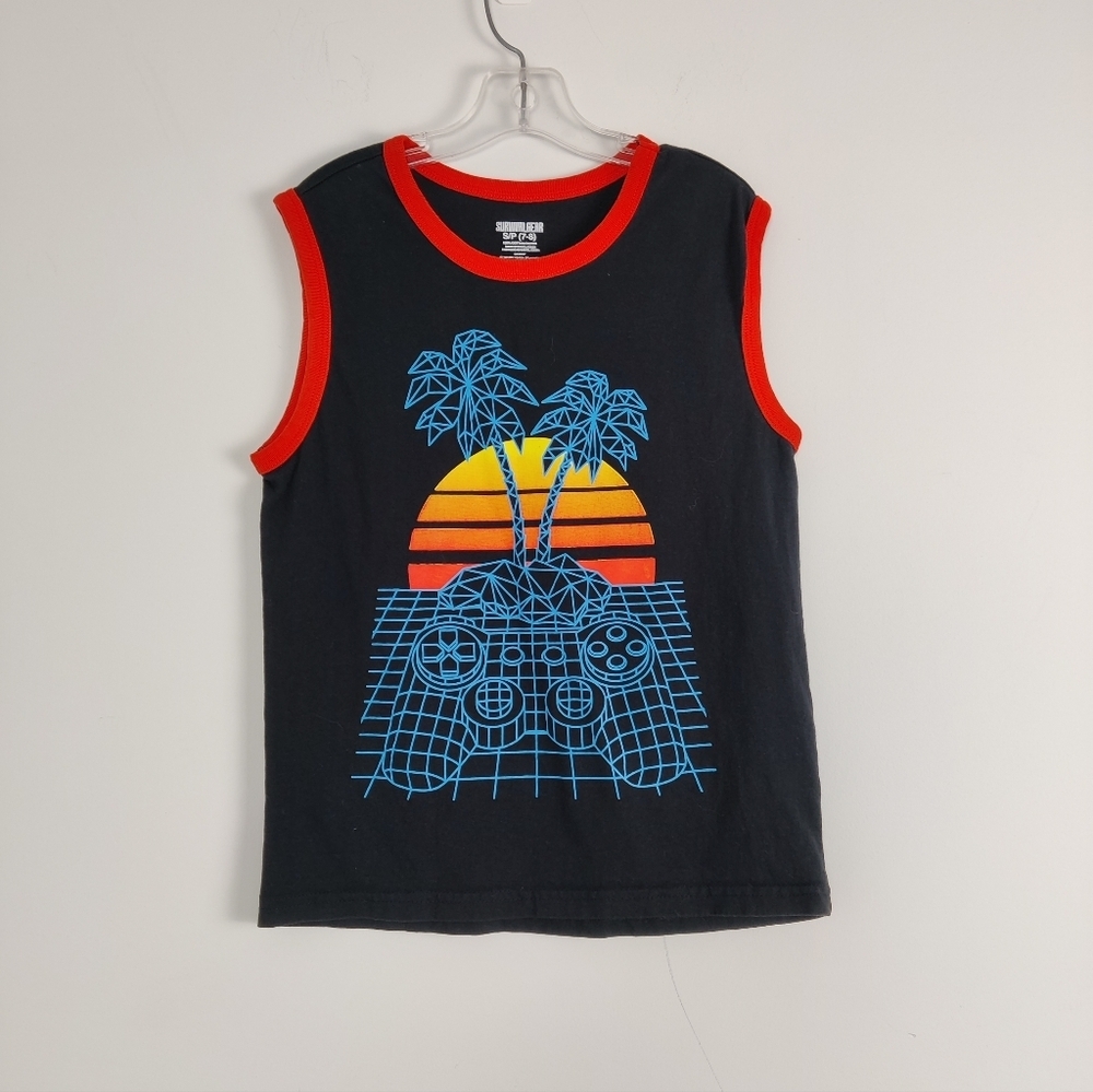 Survival Gear Boy's Tank Top Size Youth Small 7 8 Years Black
